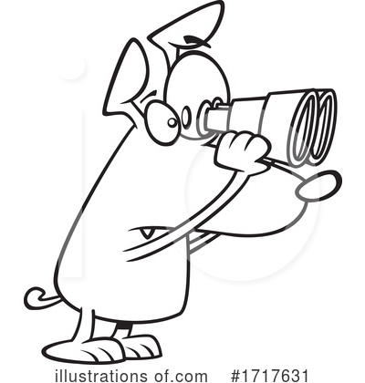 Binoculars Clipart #1717631 by toonaday