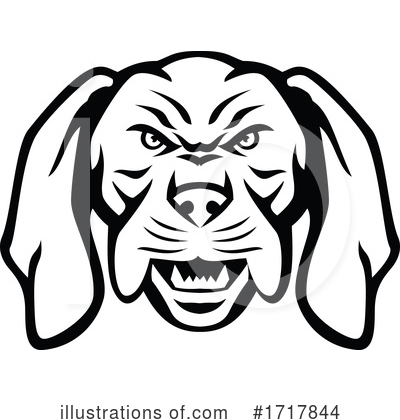 Royalty-Free (RF) Dog Clipart Illustration by patrimonio - Stock Sample #1717844