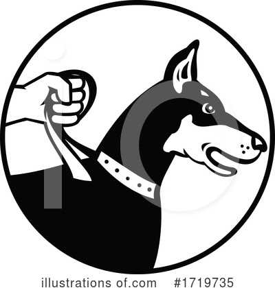 Royalty-Free (RF) Dog Clipart Illustration by patrimonio - Stock Sample #1719735