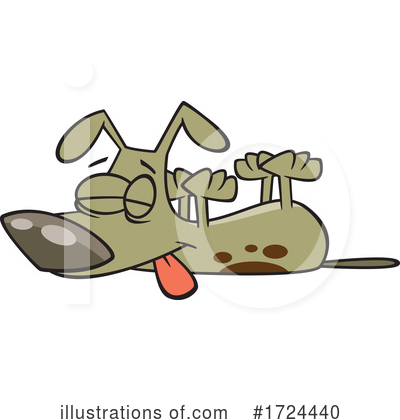Royalty-Free (RF) Dog Clipart Illustration by toonaday - Stock Sample #1724440