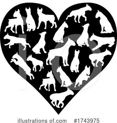 Royalty-Free (RF) Dog Clipart Illustration by AtStockIllustration - Stock Sample #1743975