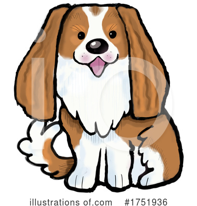 Spaniel Clipart #1751936 by Maria Bell
