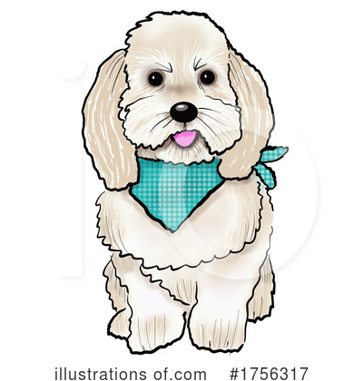Royalty-Free (RF) Dog Clipart Illustration by Maria Bell - Stock Sample #1756317