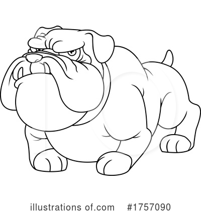 Royalty-Free (RF) Dog Clipart Illustration by Hit Toon - Stock Sample #1757090