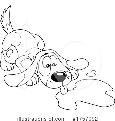 Royalty-Free (RF) Dog Clipart Illustration by Hit Toon - Stock Sample #1757092