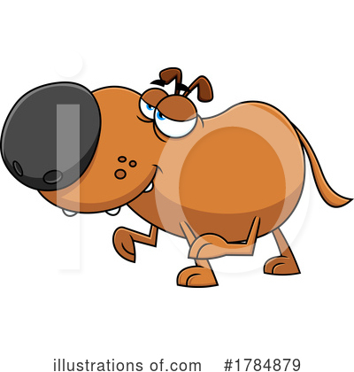 Royalty-Free (RF) Dog Clipart Illustration by Hit Toon - Stock Sample #1784879