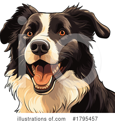 Collie Clipart #1795457 by stockillustrations