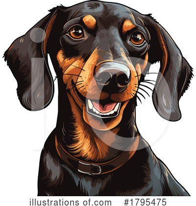 Royalty-Free (RF) Dog Clipart Illustration by stockillustrations - Stock Sample #1795475
