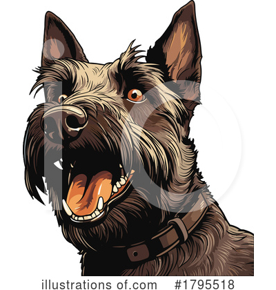 Scottish Terrier Clipart #1795518 by stockillustrations