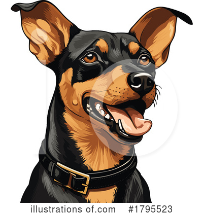 Royalty-Free (RF) Dog Clipart Illustration by stockillustrations - Stock Sample #1795523