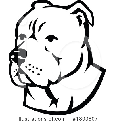 Royalty-Free (RF) Dog Clipart Illustration by patrimonio - Stock Sample #1803807