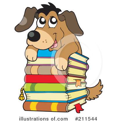 Royalty-Free (RF) Dog Clipart Illustration by visekart - Stock Sample #211544