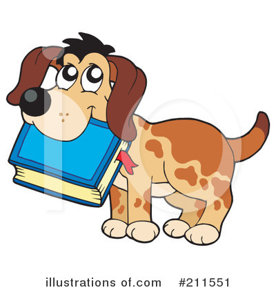 Royalty-Free (RF) Dog Clipart Illustration by visekart - Stock Sample #211551