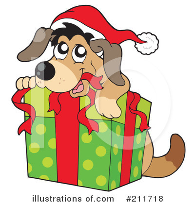 Royalty-Free (RF) Dog Clipart Illustration by visekart - Stock Sample #211718