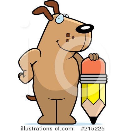 Royalty-Free (RF) Dog Clipart Illustration by Cory Thoman - Stock Sample #215225