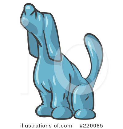 Royalty-Free (RF) Dog Clipart Illustration by Leo Blanchette - Stock Sample #220085