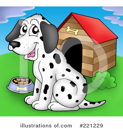 Royalty-Free (RF) Dog Clipart Illustration by visekart - Stock Sample #221229