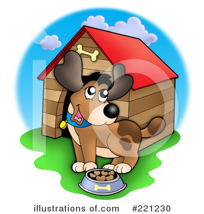 Royalty-Free (RF) Dog Clipart Illustration by visekart - Stock Sample #221230