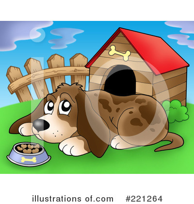Royalty-Free (RF) Dog Clipart Illustration by visekart - Stock Sample #221264