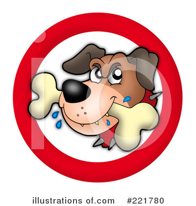 Royalty-Free (RF) Dog Clipart Illustration by visekart - Stock Sample #221780