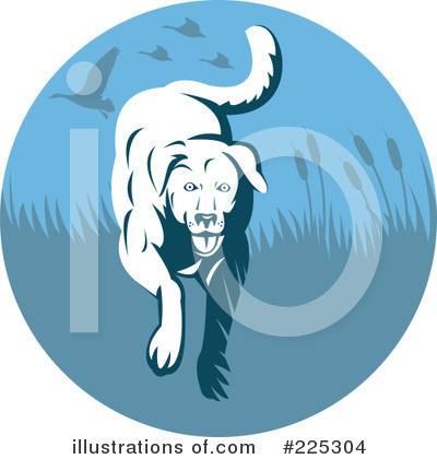 Royalty-Free (RF) Dog Clipart Illustration by patrimonio - Stock Sample #225304