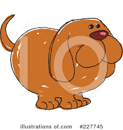 Royalty-Free (RF) Dog Clipart Illustration by yayayoyo - Stock Sample #227745
