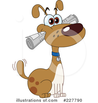 Royalty-Free (RF) Dog Clipart Illustration by yayayoyo - Stock Sample #227790