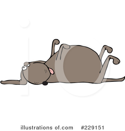 Royalty-Free (RF) Dog Clipart Illustration by djart - Stock Sample #229151
