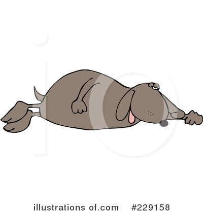 Royalty-Free (RF) Dog Clipart Illustration by djart - Stock Sample #229158