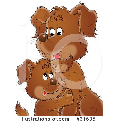 Royalty-Free (RF) Dog Clipart Illustration by Alex Bannykh - Stock Sample #31605