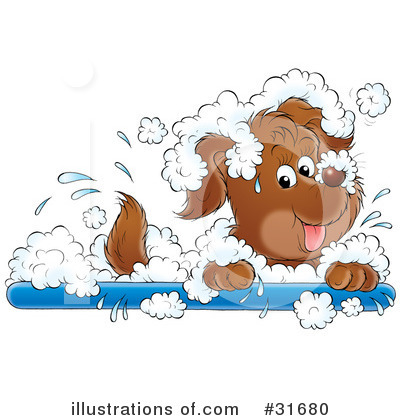 Royalty-Free (RF) Dog Clipart Illustration by Alex Bannykh - Stock Sample #31680