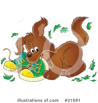 Royalty-Free (RF) Dog Clipart Illustration by Alex Bannykh - Stock Sample #31681
