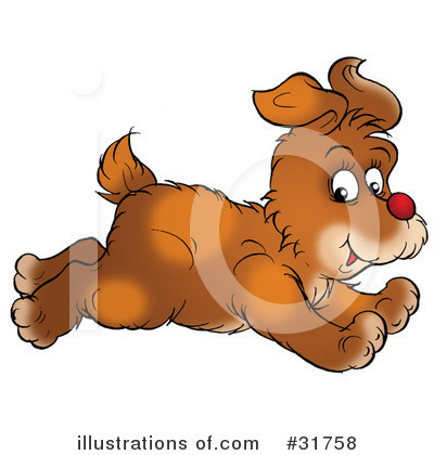Royalty-Free (RF) Dog Clipart Illustration by Alex Bannykh - Stock Sample #31758