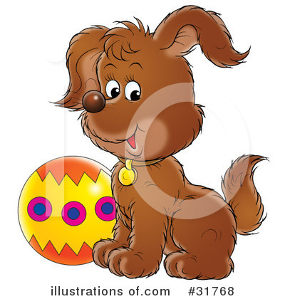 Royalty-Free (RF) Dog Clipart Illustration by Alex Bannykh - Stock Sample #31768