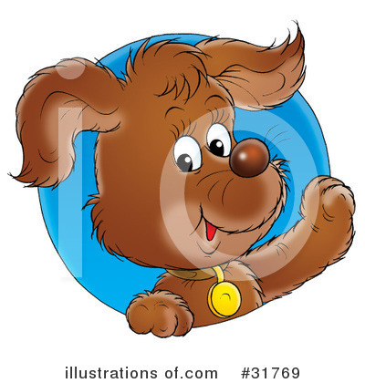 Royalty-Free (RF) Dog Clipart Illustration by Alex Bannykh - Stock Sample #31769