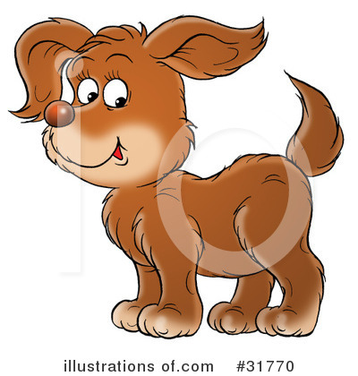Royalty-Free (RF) Dog Clipart Illustration by Alex Bannykh - Stock Sample #31770