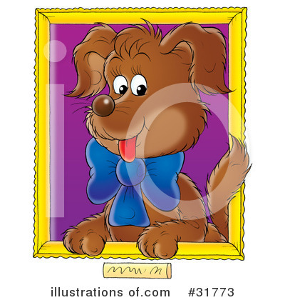 Royalty-Free (RF) Dog Clipart Illustration by Alex Bannykh - Stock Sample #31773