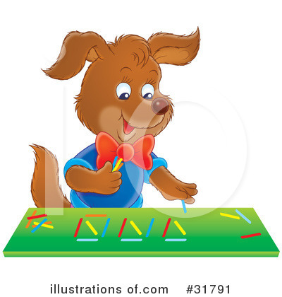 Royalty-Free (RF) Dog Clipart Illustration by Alex Bannykh - Stock Sample #31791