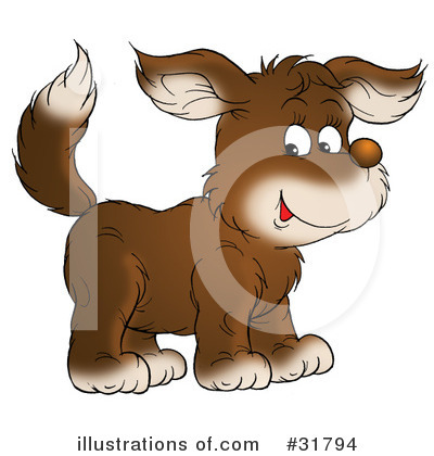 Royalty-Free (RF) Dog Clipart Illustration by Alex Bannykh - Stock Sample #31794