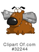 Dog Clipart #32244 by Hit Toon