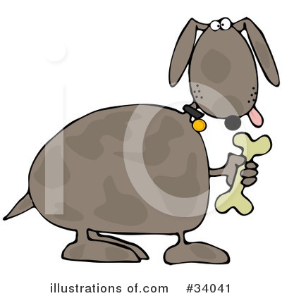 Royalty-Free (RF) Dog Clipart Illustration by djart - Stock Sample #34041