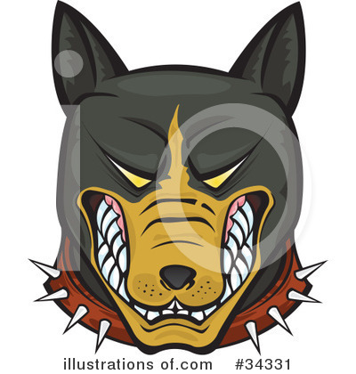 Doberman Clipart #34331 by Paulo Resende