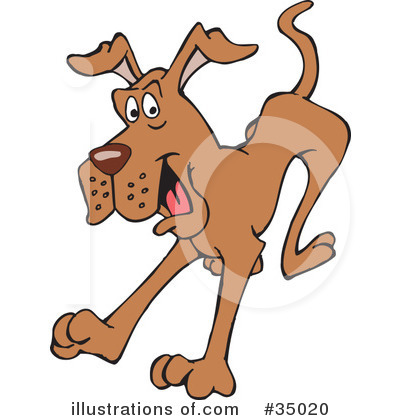 Dog Clipart #35020 by Dennis Holmes Designs