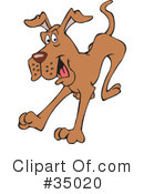 Dog Clipart #35020 by Dennis Holmes Designs