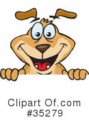 Dog Clipart #35279 by Dennis Holmes Designs
