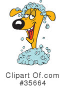 Dog Clipart #35664 by Dennis Holmes Designs