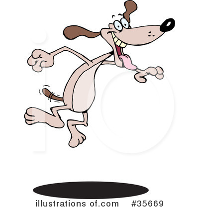 Royalty-Free (RF) Dog Clipart Illustration by Dennis Holmes Designs - Stock Sample #35669