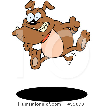 Dog Clipart #35670 by Dennis Holmes Designs