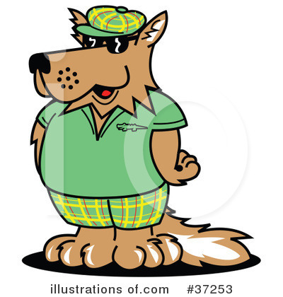 Royalty-Free (RF) Dog Clipart Illustration by Andy Nortnik - Stock Sample #37253