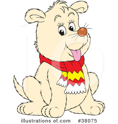 Royalty-Free (RF) Dog Clipart Illustration by Alex Bannykh - Stock Sample #38075